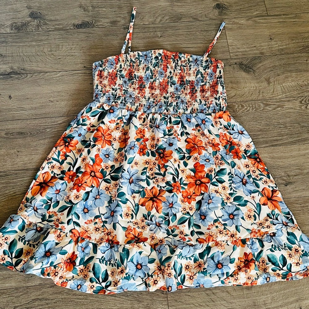 Floral Smocked Sundress